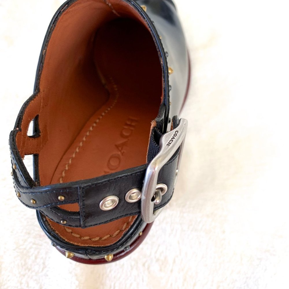Coach Western Mules with Prairie Rivets - Picture 9 of 11